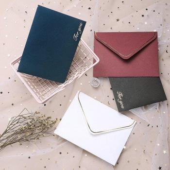 10er Pack 13,6x10cm Vergoldete Segensumschläge für Einladungen in 4 Farben