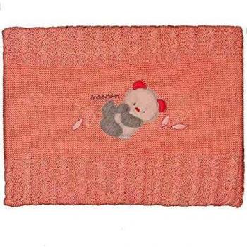Culla Ricamata Rosa Andy & Helen – Coperta 2/558Cd03_R