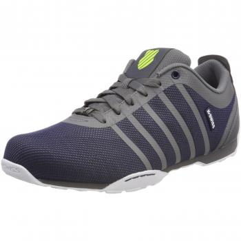 K-Swiss Herren Arvee 1.5 Tech Sneaker, Charcoal/Navy/neon Citron, 41 EU