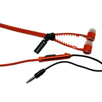 Kit Fone Estéreo New Mobile Zip com Microfone Laranja NM3503