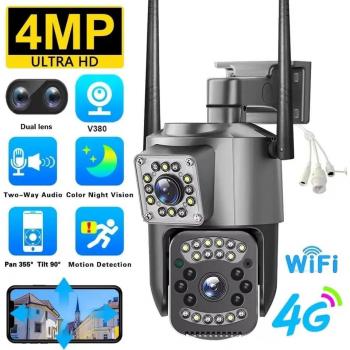 Telecamera WiFi AI 4MP V380 Pro