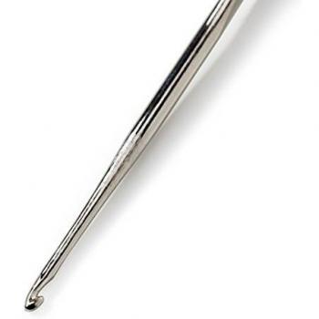 Aguja de ganchillo de acero inoxidable 0,6 mm