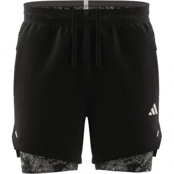 Shorts de fitness Adidas para hombre 2 en 1 color negro