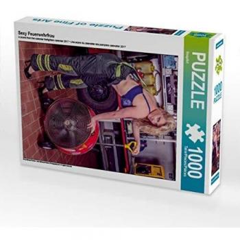 CALVENDO Puzzle Sexy Feuerwehrfrau 1000 Teile Bild von SnapArt