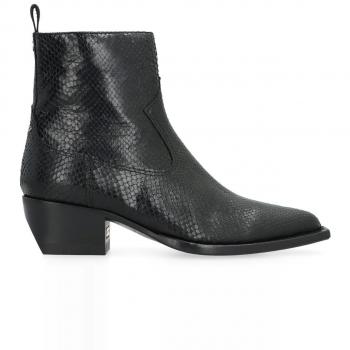 Pitonata nera Debbie Bassi stivali Golden Goose 37 per donna