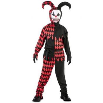 Disfraz de Bufón Oscuro para Niño