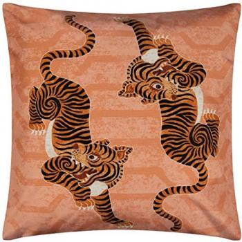 Tibetan Tiger Water & UV Resistant Reversible Outdoor Cushion