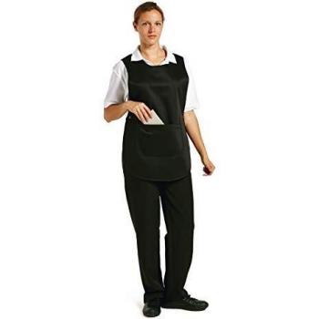 Whites Chef's Uniform Tabard in Black