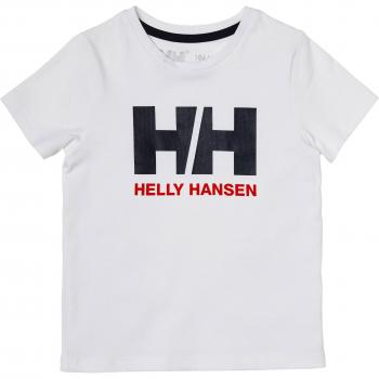 White Helly Hansen 7-Year-Old Boys/Girls Logo T-Shirt