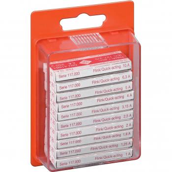 Set de fusibles Wentronic (5 x 20 mm, 10 valores)