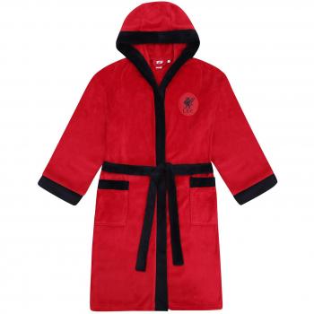 Vestido de Fútbol Liverpool FC Bata Hombres Rojo con Capucha