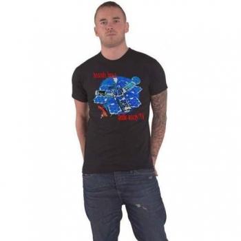 Beastie Boys Unisex‑T-Shirt für Erwachsene – „Hello Nasty“ auf der Rückseite, Baumwolle, XXL, Schwarz