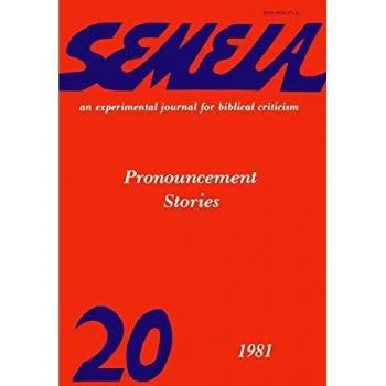 Semeia 20: Pronouncement Stories