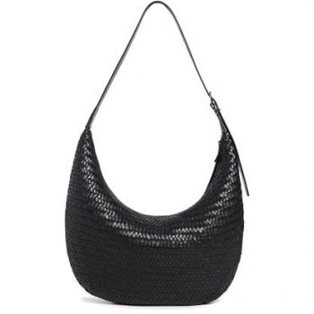 Essential Curve Shoulder Satchel – True Black Edition