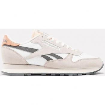 Reebok Classic Leather Footwear White/Moonstone/Grey Size 10.5 UK
