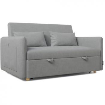 Nest 2 Sofá-Cama de 2 plazas, color gris – Medidas: 139 × 100 × 80 cm