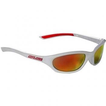 Salice 009 P BIANCO-ROJO – Gafas de Sol Estilo Retro Masculino