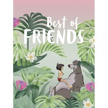 Jungle Book Best of Friends – Kinderzimmer Wandkunst, keine Rahmung, 1 Stück