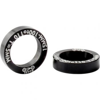 MUQZI 2Pcs Mountain Bike Hub Gasket Conversion Washer 3/5mm 100-110mm/142-148mm