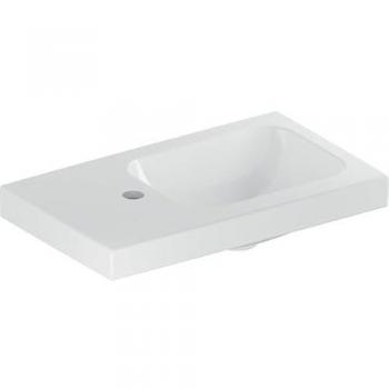 Geberit iCon light Handwaschbecken 53x31cm, Hahnloch links