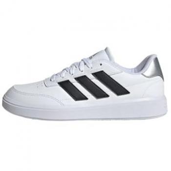 Adidas Women's Courtblock Trainers White/Black/Silver