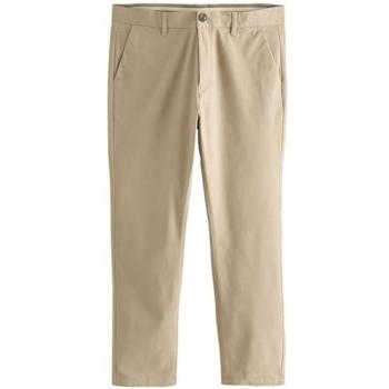 Next Stone Herren Chino-Hosen Slim Fit in Steinfarbe