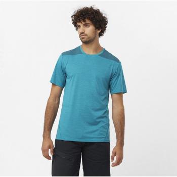 Camiseta Salomon Outline azul claro