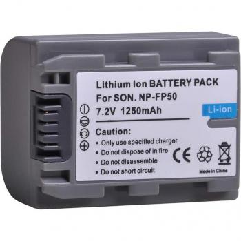 Batería recargable NP-FP50 NP-FP51 con cargador USB para Sony
