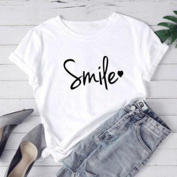 Camiseta Larga Sonrisa Mujer