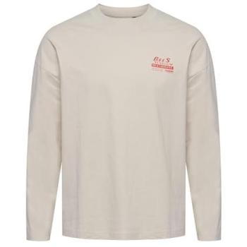 Hummel Loose Bees Stadium Classic Long Sleeve Top – White, Size Small, Men/Women