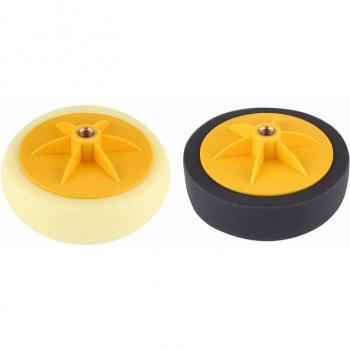 Almohadillas de Cera Auto 15 cm – Kit M14 con Esponja y Rueda de Pulido