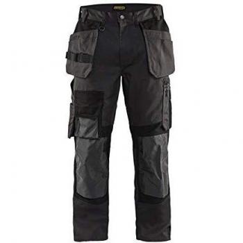 Blaklader Pantalon de travail artisan stretch Gris foncé/noir Taille 46C