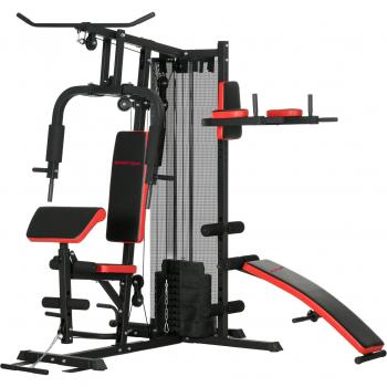 Salle d’entraînement portable SPORTNOW 65 kg + filet