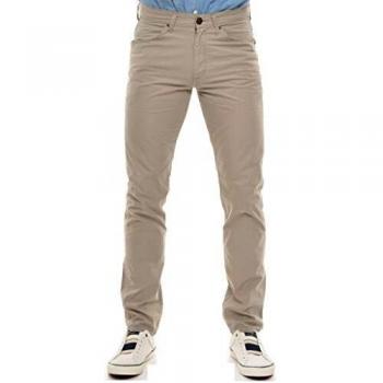Wrangler Greensboro Pantalon Droit, Marron, W31/L34 Homme