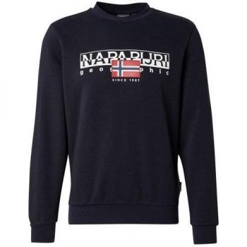 Napapijri Herren‑Sweatshirt Aylm NP0A4I1F – Klassischer schwarzer Regular‑Fit Pullover