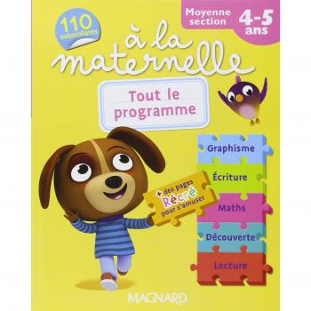 Tout le programme à la maternelle Moyenne section
