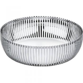 ALESSI Korbschale CHARPIN 23cm Edelstahl silber