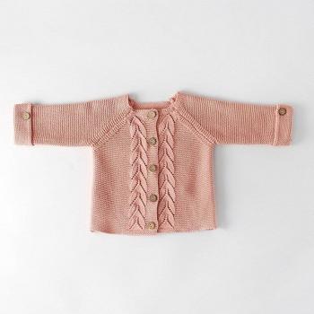 Pull d'automne et hiver pour nouveau-nés avec boutons