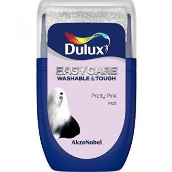 Dulux Easycare Washable & Tough Tester Paint, Pretty Pink, 30 Millilitres