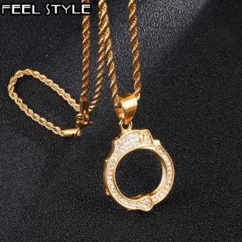 Bijou chain de corde glacée pour hommes