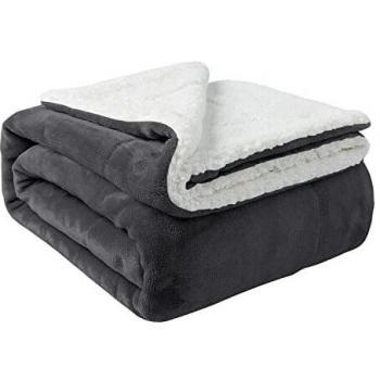 Aspire Homeware King Size Soft Grey Blanket