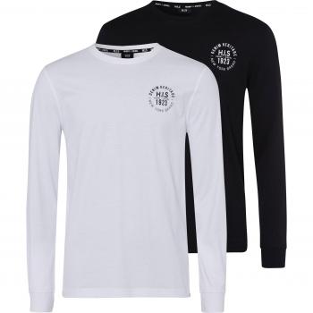 H.I.S Herren Langarmshirt S (44/46) – Rundhals, Langarm Bündchen, Baumwolle