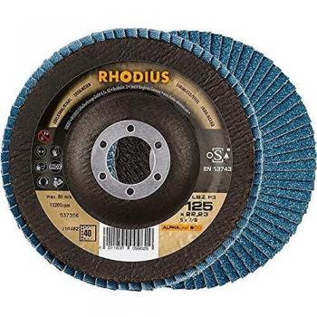 Rhodius 125mm Flap Disc LSZ F3 XT70 22.23mm Metal