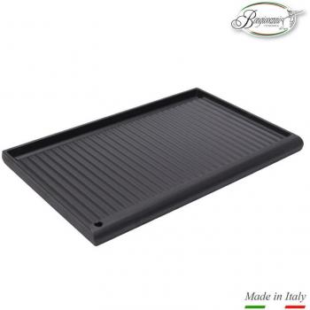 Fonte Bongiovanni : Grille double face 59,5x38 pour barbecue et cuisine
