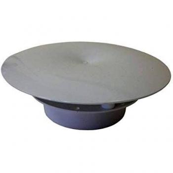 Extractor Fan 100mm Round Ducting Cover with Filter (White)