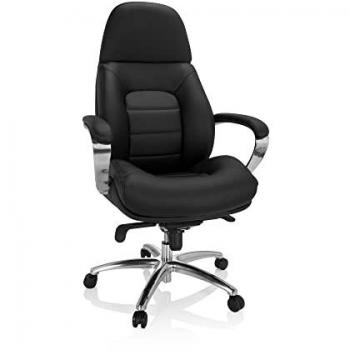 Brenton Office XXL – Silla de Oficina Ejecutiva Negra Sintética