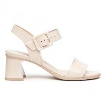 Sandali Neri Giardini Donna Beige Con Cinturino