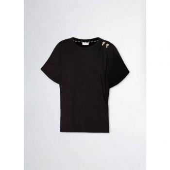 T-shirt Femme Liujo en Jersey Noir