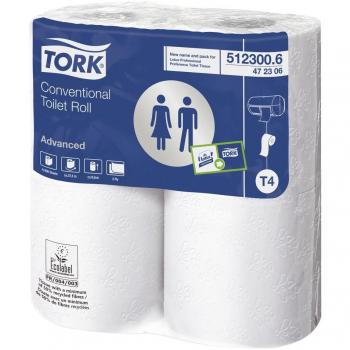 Paquete de 40 Rollos de Papel Higiénico Tork