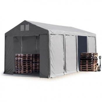 ToolPort 4x8m 3.0m Side‑Side Tent – Grey, Static Package